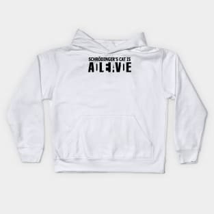 Schrödinger's cat is ADLEIAVDE Kids Hoodie